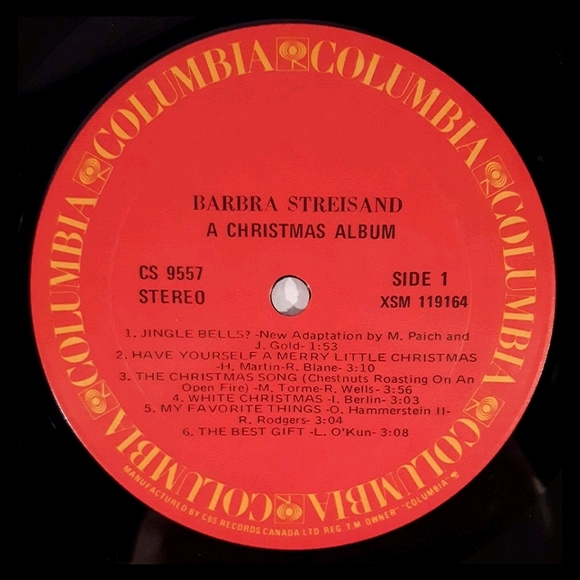 Barbra Streisand - A Christmas Album - Vinyl LP Record - Picture 3 of 4